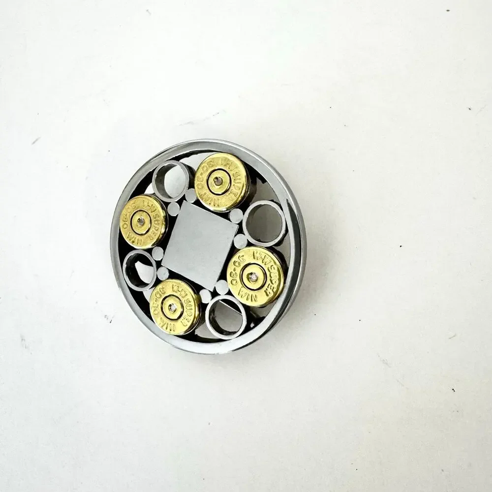 Vintage Bullet Casing Belt Buckle Small Silver/Gold Tone Mens Unisex
